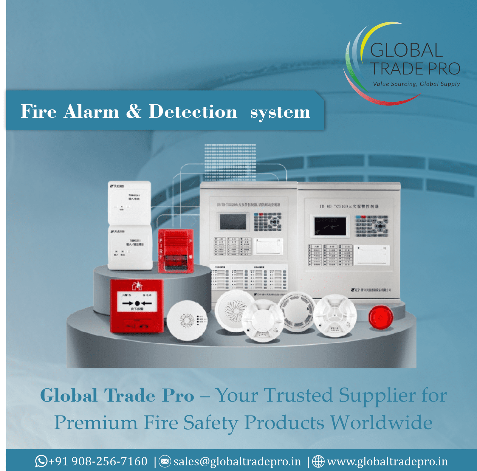 Important role of fire alarm and detection system.
